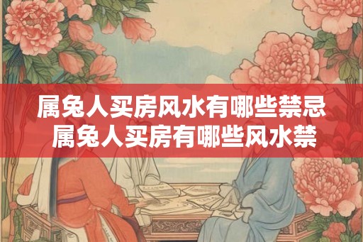 属兔人买房风水有哪些禁忌 属兔人买房有哪些风水禁忌 属兔人买房风水有哪些禁忌 属兔人买房有哪些风水禁忌