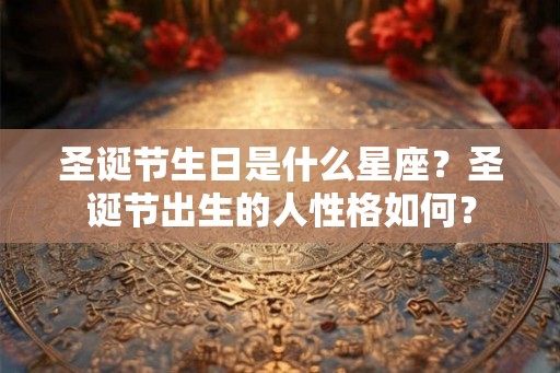 圣诞节生日是什么星座？圣诞节出生的人性格如何？