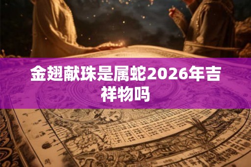 金翅献珠是属蛇2026年吉祥物吗 金翅献珠是属蛇2026年吉祥物吗