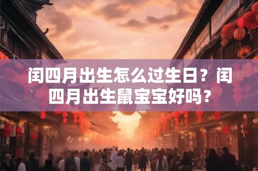 闰四月出生怎么过生日？闰四月出生鼠宝宝好吗？