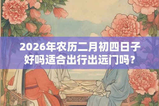 2026年农历二月初四日子好吗适合出行出远门吗？