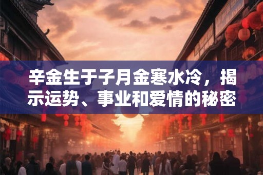 辛金生于子月金寒水冷，揭示运势、事业和爱情的秘密