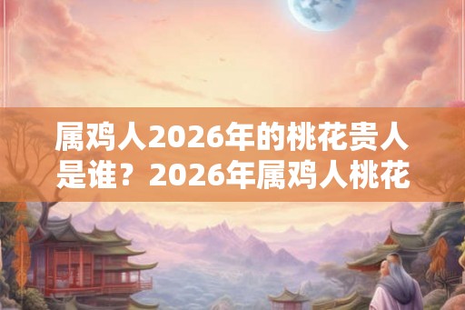 属鸡人2026年的桃花贵人是谁？2026年属鸡人桃花方位