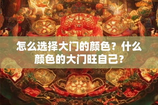 怎么选择大门的颜色？什么颜色的大门旺自己？