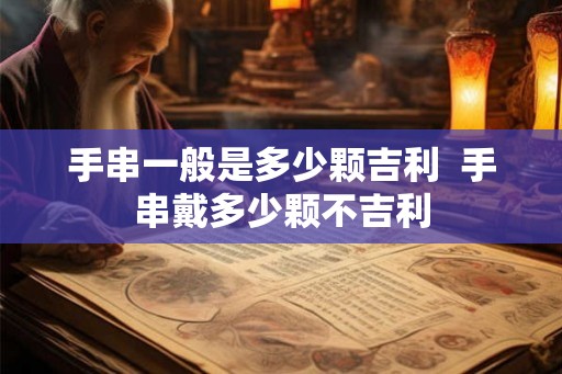手串一般是多少颗吉利  手串戴多少颗不吉利