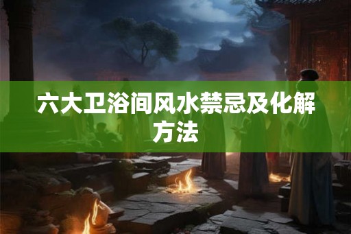 六大卫浴间风水禁忌及化解方法