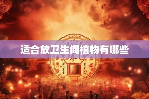 适合放卫生间植物有哪些