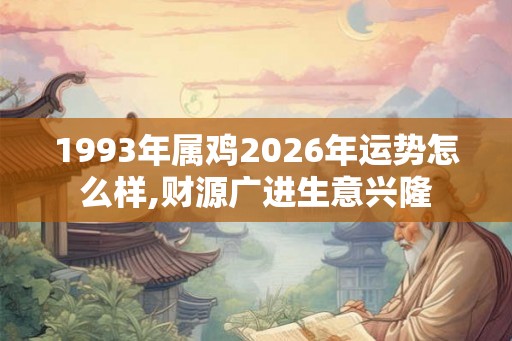 1993年属鸡2026年运势怎么样,财源广进生意兴隆 1993年属鸡2026年运势怎么样,财源广进生意兴隆