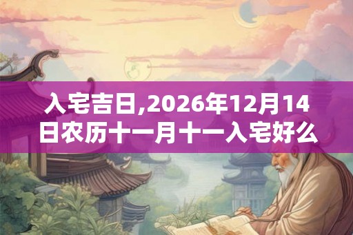 入宅吉日,2026年12月14日农历十一月十一入宅好么