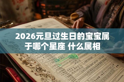 2026元旦过生日的宝宝属于哪个星座 什么属相