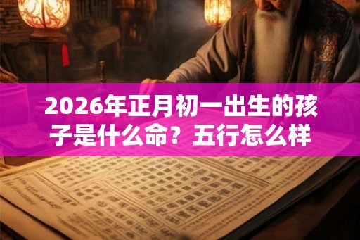 2026年正月初一出生的孩子是什么命？五行怎么样