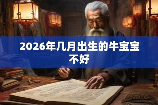 2026年几月出生的牛宝宝不好 2026年几月出生的牛宝宝不好