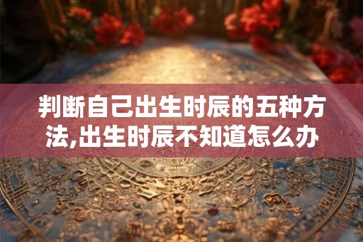 判断自己出生时辰的五种方法,出生时辰不知道怎么办