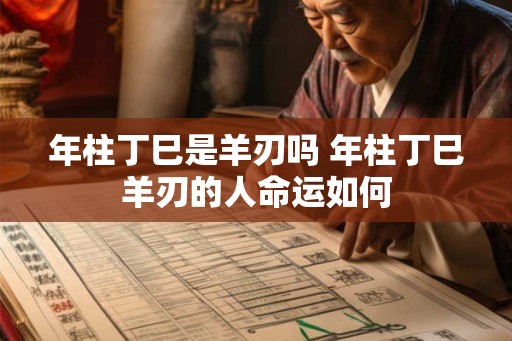年柱丁巳是羊刃吗 年柱丁巳羊刃的人命运如何