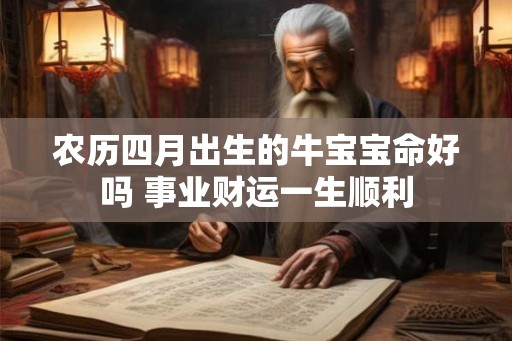 农历四月出生的牛宝宝命好吗 事业财运一生顺利