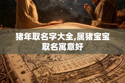猪年取名字大全,属猪宝宝取名寓意好