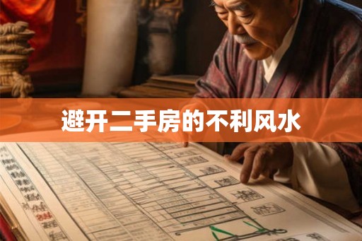 避开二手房的不利风水