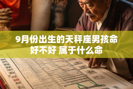 9月份出生的天秤座男孩命好不好 属于什么命