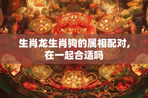 生肖龙生肖狗的属相配对,在一起合适吗