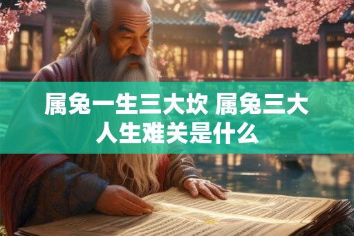 属兔一生三大坎 属兔三大人生难关是什么