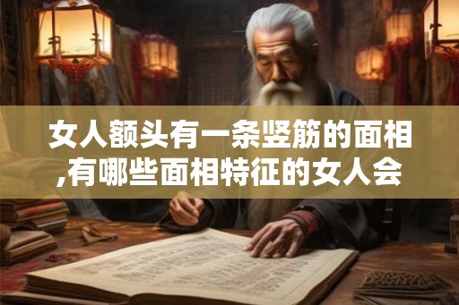 女人额头有一条竖筋的面相,有哪些面相特征的女人会更强势