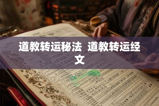 道教转运秘法  道教转运经文