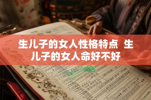 生儿子的女人性格特点  生儿子的女人命好不好