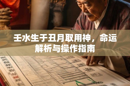 壬水生于丑月取用神，命运解析与操作指南