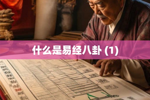 什么是易经八卦 (1)