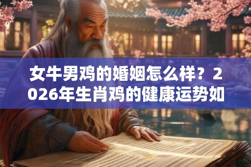 女牛男鸡的婚姻怎么样？2026年生肖鸡的健康运势如何？