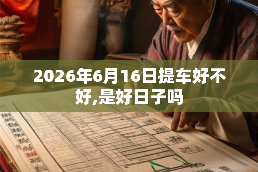 2026年6月16日提车好不好,是好日子吗