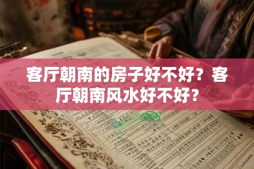客厅朝南的房子好不好？客厅朝南风水好不好？