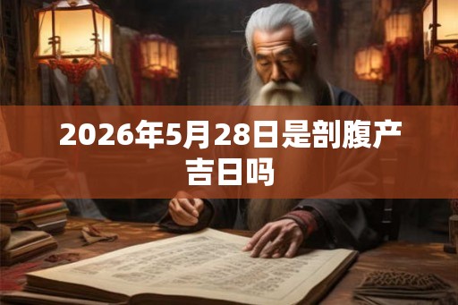 2026年5月28日是剖腹产吉日吗