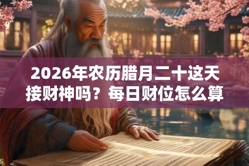 2026年农历腊月二十这天接财神吗？每日财位怎么算？