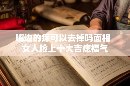 嘴边的痣可以去掉吗面相 女人脸上十大吉痣福气 嘴边的痣可以去掉吗面相 女人脸上十大吉痣福气