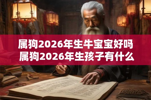 属狗2026年生牛宝宝好吗 属狗2026年生孩子有什么影响