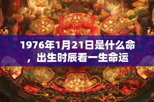 1976年1月21日是什么命，出生时辰看一生命运