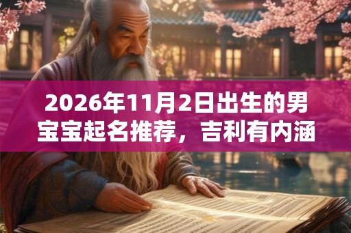 2026年11月2日出生的男宝宝起名推荐，吉利有内涵的名字