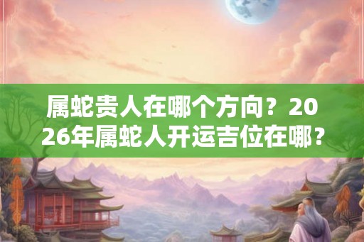 属蛇贵人在哪个方向？2026年属蛇人开运吉位在哪？