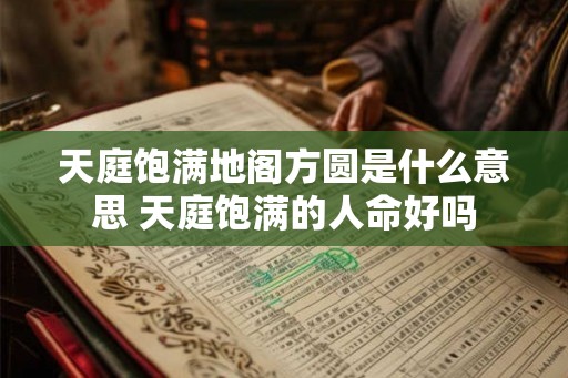 天庭饱满地阁方圆是什么意思 天庭饱满的人命好吗