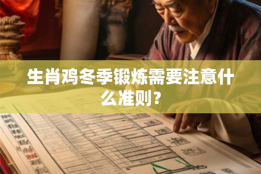 生肖鸡冬季锻炼需要注意什么准则？