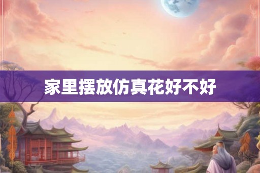 家里摆放仿真花好不好