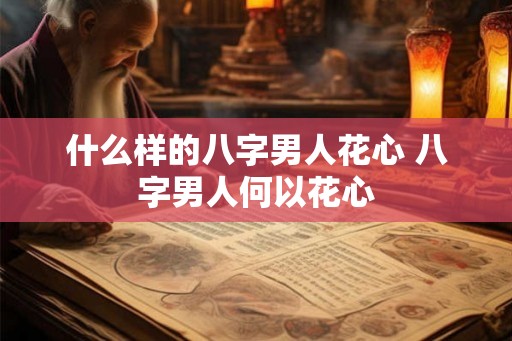 什么样的八字男人花心 八字男人何以花心 什么样的八字男人花心 八字男人何以花心