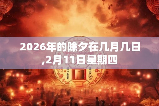 2026年的除夕在几月几日,2月11日星期四