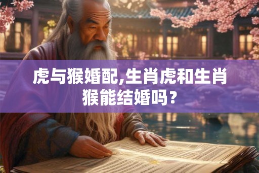 虎与猴婚配,生肖虎和生肖猴能结婚吗？