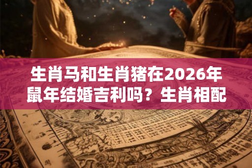 生肖马和生肖猪在2026年鼠年结婚吉利吗？生肖相配吗？