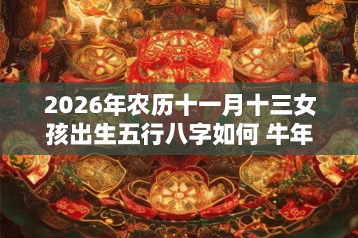 2026年农历十一月十三女孩出生五行八字如何 牛年起名推荐