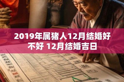 2019年属猪人12月结婚好不好 12月结婚吉日