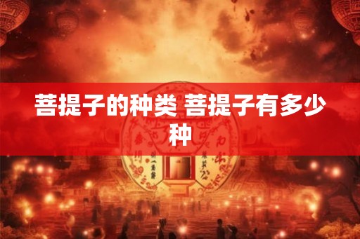 菩提子的种类 菩提子有多少种 菩提子的种类 菩提子有多少种