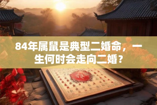 84年属鼠是典型二婚命，一生何时会走向二婚？
